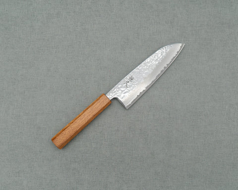 Tsunehisa AUS-10 Tsuchime Damascus 165mm Santoku