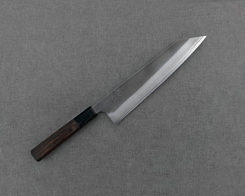 Hatsukokoro / Yoshikane Shirogami #2 Kuro Nashiji 210mm Kiritsuke Gyuto