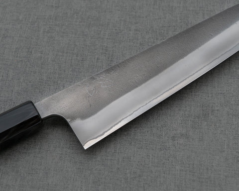 Hatsukokoro / Yoshikane Shirogami #2 Kuro Nashiji 210mm Kiritsuke Gyuto