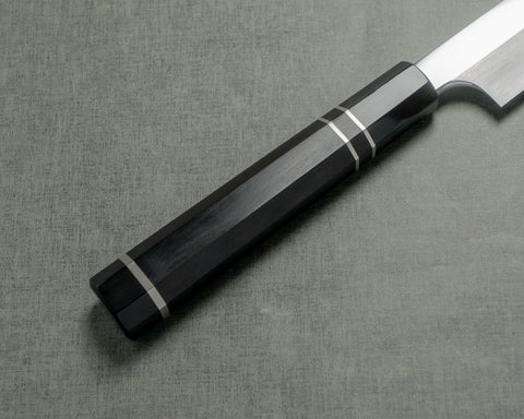 Yu Kurosaki Aogami #2 Mirror 330mm Yanagiba with Ebony Triple-Ginmaki Handle
