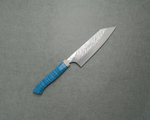 Yu Kurosaki "Fujin" R2/SG2 170mm Bunka with Blue Maplewood Handle