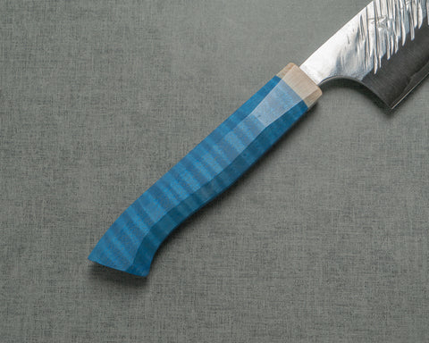 Yu Kurosaki "Fujin" R2/SG2 170mm Bunka with Blue Maplewood Handle