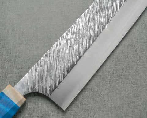 Yu Kurosaki "Fujin" R2/SG2 240mm Gyuto with Blue Maplewood Handle