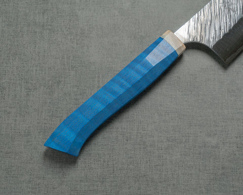 Yu Kurosaki "Fujin" R2/SG2 240mm Gyuto with Blue Maplewood Handle