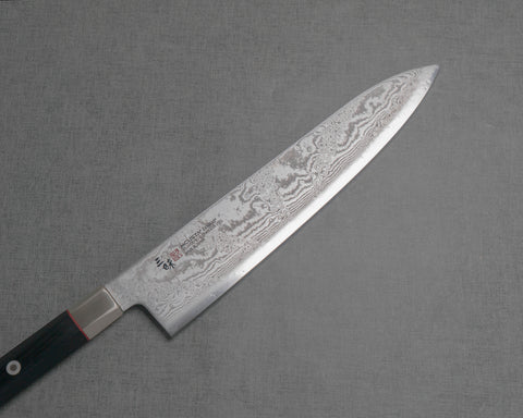 Mcusta Zanmai "Hybrid Splash" Damascus 240mm Gyuto