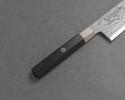 Mcusta Zanmai "Hybrid Splash" Damascus 240mm Gyuto