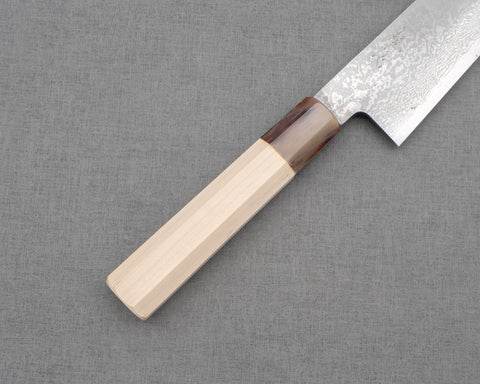 Kaishin Ginsan (Silver #3) Damascus Gyuto