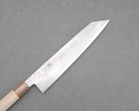 Kaishin Ginsan (Silver #3) Damascus Kiritsuke Gyuto