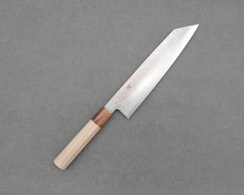 Kaishin Ginsan (Silver #3) Damascus Kiritsuke Gyuto