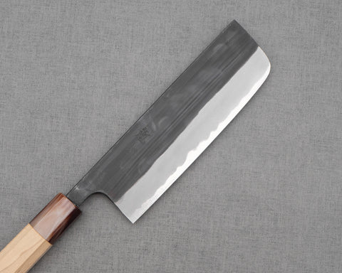 Kaishin Shirogami #2 Kurouchi Kasumi 165mm Nakiri