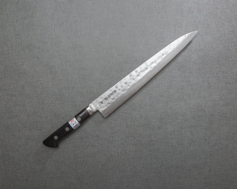 Teruyasu Fujiwara "Maboroshi no Meito" Shirogami #1 Tsuchime Nashiji 240mm Sujihiki