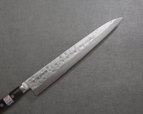 Teruyasu Fujiwara "Maboroshi no Meito" Shirogami #1 Tsuchime Nashiji 240mm Sujihiki