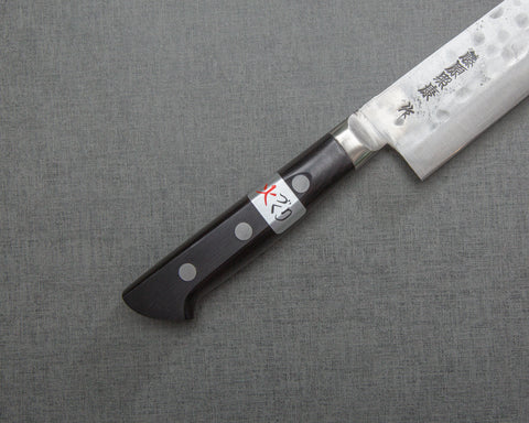 Teruyasu Fujiwara "Maboroshi no Meito" Shirogami #1 Tsuchime Nashiji 240mm Sujihiki