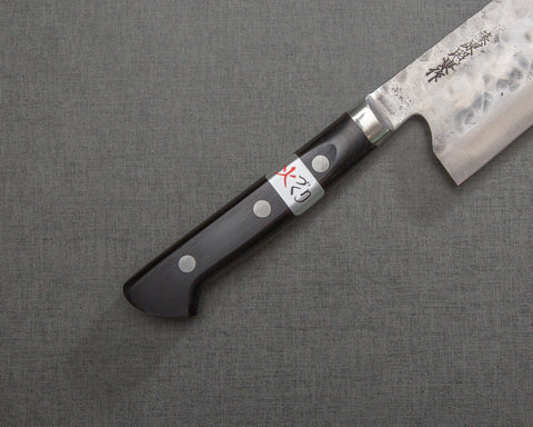 Teruyasu Fujiwara "Maboroshi no Meito" Shirogami #1 Tsuchime Nashiji Santoku