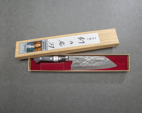 Teruyasu Fujiwara "Maboroshi no Meito" Shirogami #1 Tsuchime Nashiji Santoku