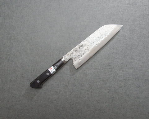 Teruyasu Fujiwara "Maboroshi no Meito" Shirogami #1 Tsuchime Nashiji Santoku