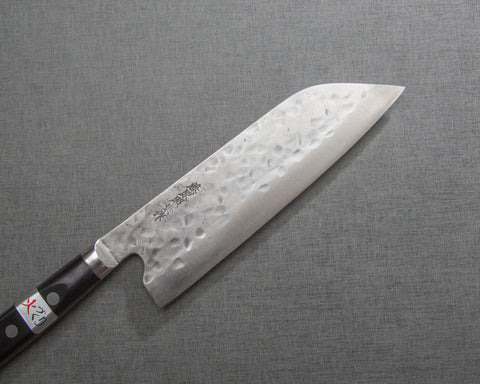 Teruyasu Fujiwara "Maboroshi no Meito" Shirogami #1 Tsuchime Nashiji Santoku