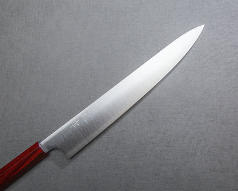 Kei Kobayashi R2/SG2 270mm Sujihiki with Urushi Red Pakka Wood Handle