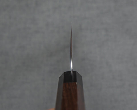 Yoshimi Kato Aogami Super Nashiji 165mm Nakiri with Wenge / Buffalo Horn Handle