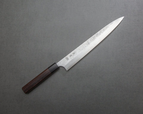 Yoshimi Kato Ginsan (Silver #3) Nashiji 270mm Sujihiki
