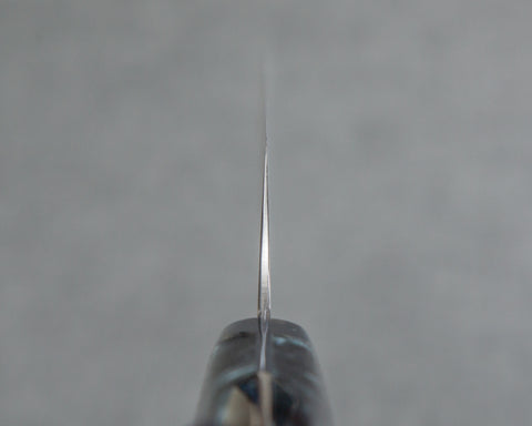 Yoshimi Kato R2/SG2 黑色大馬士革 210 毫米 Gyuto 帶穩定木/拋光青金石壓克力手柄