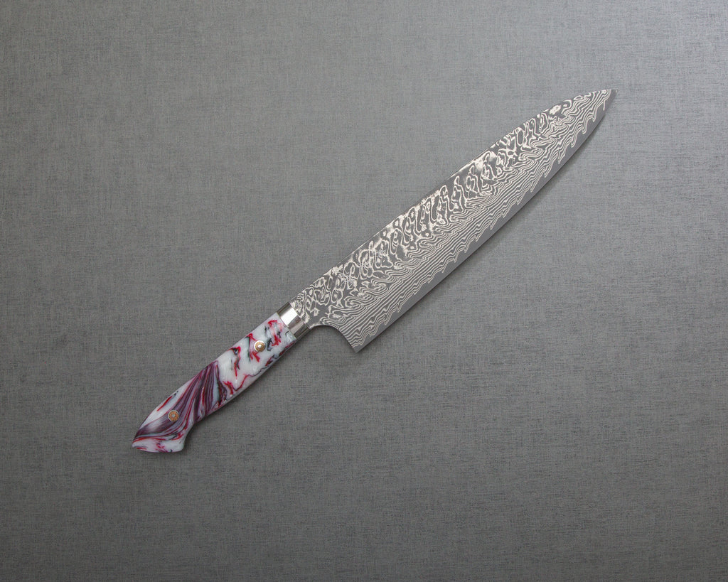 Kaishin Thin Series Ginsan (Silver #3) Gyuto – Burrfection Store