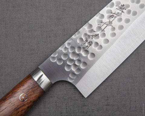 Yoshimi Kato R2/SG2 Tsuchime Gyuto with Cherry Wood Handle