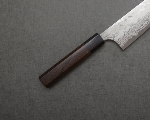 Yoshimi Kato VG10 Damascus 210mm Gyuto with Rosewood Wa-Handle