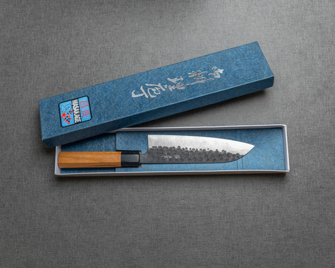 Masakage "Koishi" Aogami Super Kurouchi Tsuchime 165mm Santoku