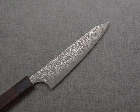 Masakage "Kumo" VG10 Kurosome Damascus 150mm Honesuki