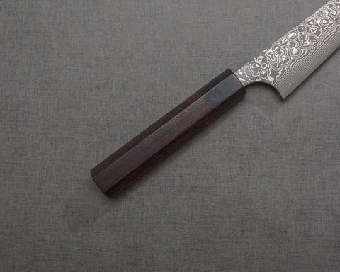 Masakage "Kumo" VG10 Kurosome Damascus 150mm Honesuki