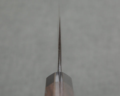 Kisuke Aogami #1 Hon-Warikomi Kurouchi Tsuchime 165mm Nakiri with Rosewood Handle