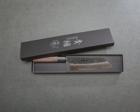 Kisuke Aogami #2 Warikomi Kurouchi Tsuchime 165mm Bunka