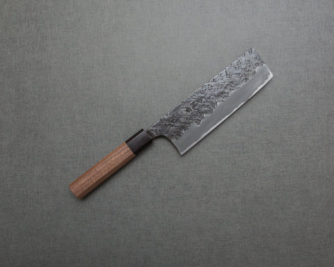 Kisuke Aogami #2 Hon-Warikomi Kurouchi Tsuchime Hon-Kasumi 165mm Nakiri