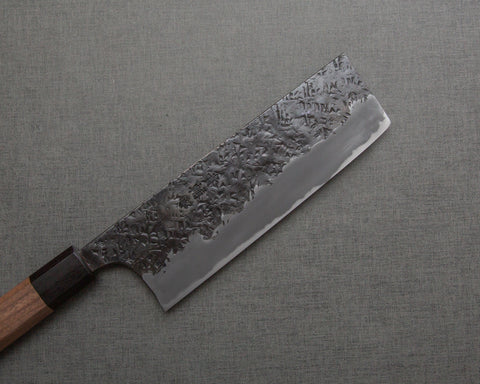 Kisuke Aogami #2 Hon-Warikomi Kurouchi Tsuchime Hon-Kasumi 165mm Nakiri