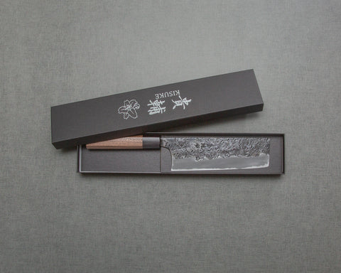Kisuke Aogami #2 Hon-Warikomi Kurouchi Tsuchime Hon-Kasumi 165mm Nakiri