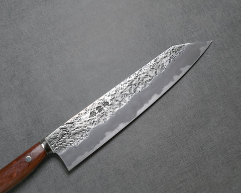Kisuke Shirogami #2 Hon-Warikomi Tsuchime 270mm Kiritsuke Gyuto with Rosewood Handle