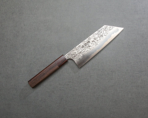 Kisuke ATS-34 Warikomi Tsuchime 165mm Bunka with Rosewood Handle