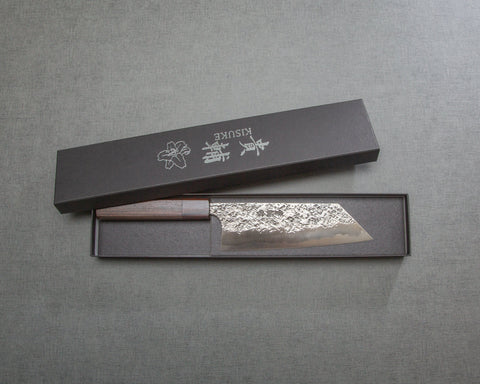 Kisuke ATS-34 Warikomi Tsuchime 165mm Bunka with Rosewood Handle