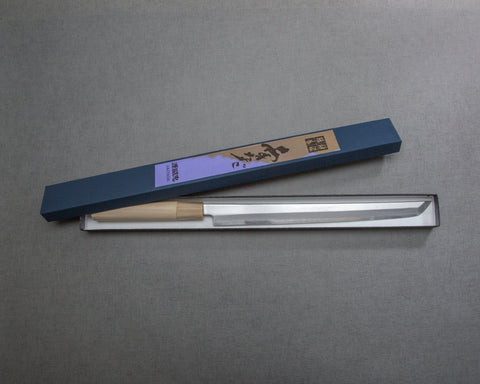 Mizuno Tanrenjo / Minamoto Akitada "Hontanren" Aogami #2 Shinnomune (Magurokiri) 300mm