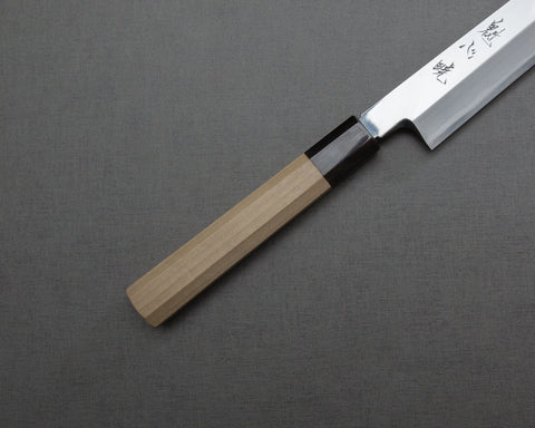 Kaishin "Akatsuki" Aogami #2 Mirror Kiritsuke Yanagiba with Saya