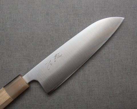 Kaishin "Thin Series" Ginsan (Silver #3) 165mm Santoku