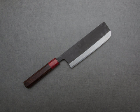 Kaishin Shirogami #2 Kurouchi 165mm Nakiri with Rosewood Handle