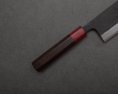 Kaishin Shirogami #2 Kurouchi 165mm Nakiri with Rosewood Handle