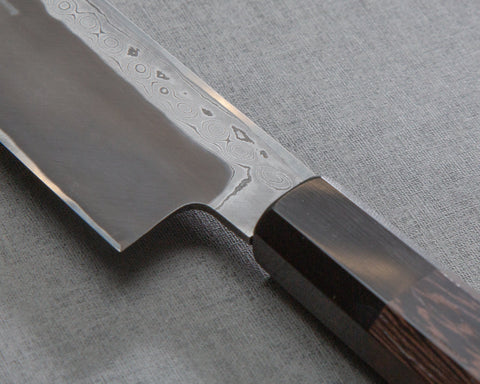 Nigara "Anmon" Aogami #2 Kurosome Damascus 165mm Usuba