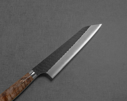 Nigara R2/SG2 Kurouchi Tsuchime 135mm Honesuki with Maplewood Handle