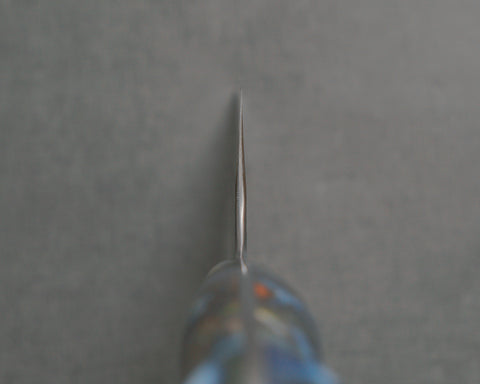 Nigara R2/SG2 Tsuchime Kurouchi 165mm Kiritsuke Nakiri with Polished Starry Night Acrylic Handle