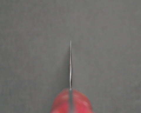 Nigara R2/SG2 Tsuchime Kurouchi 165mm Kiritsuke Nakiri with Polished Pink Maniac Acrylic Handle