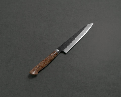 Nigara R2/SG2 Kurouchi Tsuchime 135mm Petty with Maplewood Handle