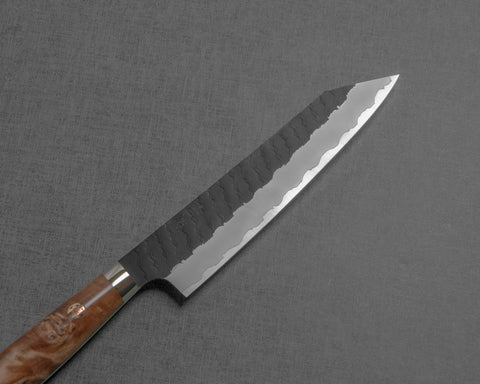 Nigara R2/SG2 Kurouchi Tsuchime 135mm Kiritsuke Petty with Maplewood Handle
